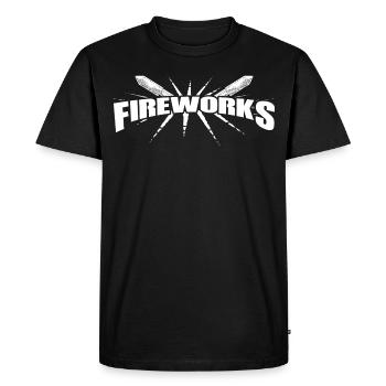 fireworks 05 vuurwerk feux d’artifice silvestre pyro - T-shirt Premium bio Homme - noir - Devant - Nico (187cm)