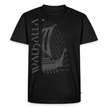 Valhalla Viking Vikings Bjoern côté fer - T-shirt Premium bio Homme - noir - Devant - Nico (187cm)
