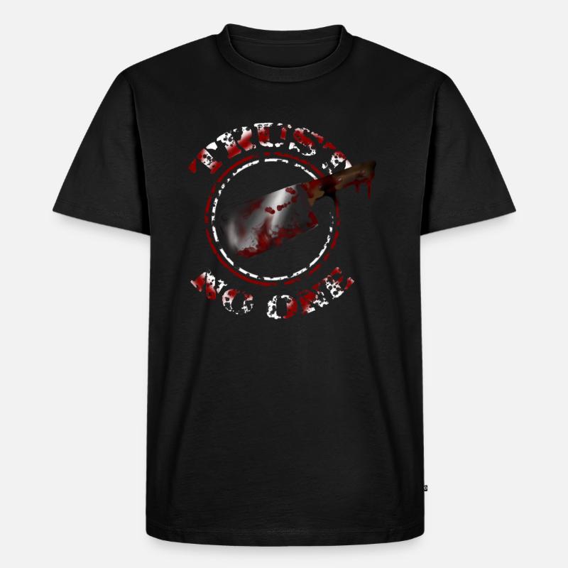 Logo 4 - Männer Premium Bio T-Shirt - Schwarz