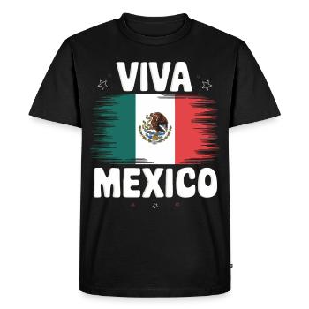Mexique Mexique Mexicain Espagnol - T-shirt Premium bio Homme - noir - Devant - Nico (187cm)