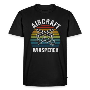 Fluglotse Air Traffic Controller ATC Towerlotse - Men's Premium Organic T-Shirt - black - Front - Nico (187cm)