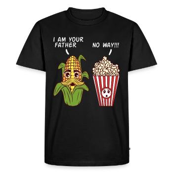 Vegan Farm Vegetable Yellow Cooking Collection - T-shirt Premium bio Homme - noir - Devant - Nico (187cm)