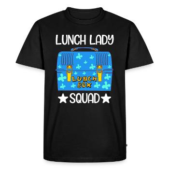 Food Package Meal Cook Cuisine Dish Apparel Title - Men's Premium Organic T-Shirt - black - Front - Nico (187cm)