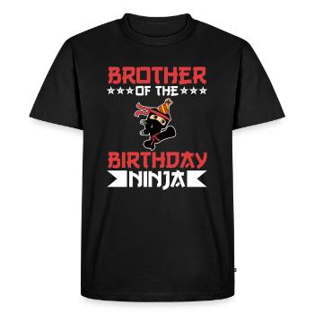 Aikido Warrior Punch Kick Sword Swordfighting - T-shirt Premium bio Homme - noir - Devant - Nico (187cm)