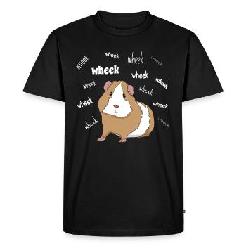 Wheek Mignon Cochon d'Inde Chemise Pour Les - T-shirt Premium bio Homme - noir - Devant - Nico (187cm)