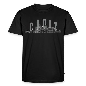 Skyline de Cadix - T-shirt Premium bio Homme - noir - Devant - Nico (187cm)