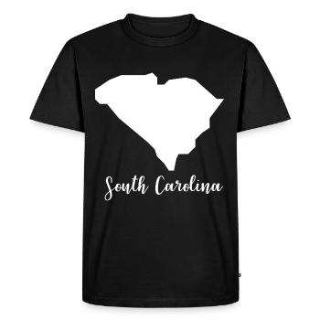 Caroline du Sud - T-shirt Premium bio Homme - noir - Devant - Nico (187cm)