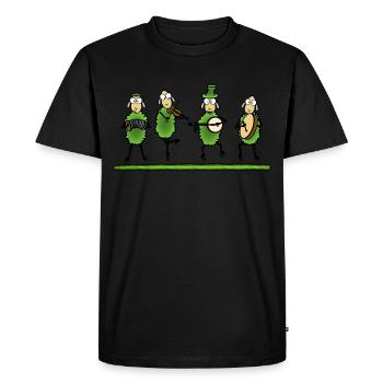 Musique de mouton de la musique musique irlandaise - T-shirt Premium bio Homme - noir - Devant - Nico (187cm)