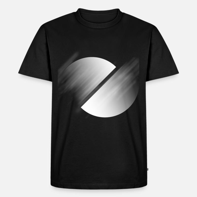 by the night - Männer Premium Bio T-Shirt - Schwarz