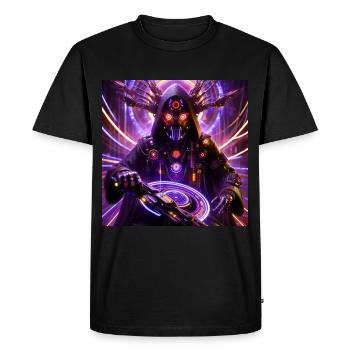 Cyber Witch Neon Nights - Men's Premium Organic T-Shirt - black - Front - Nico (187cm)