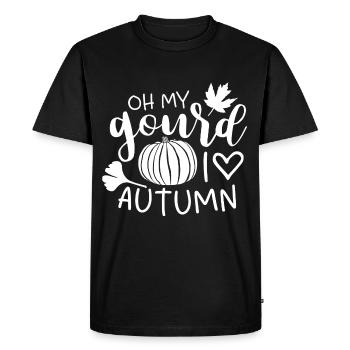 Oh, mon gourd - T-shirt Premium bio Homme - noir - Devant - Nico (187cm)