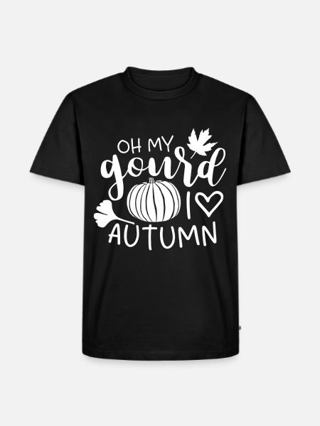 oh my gourd - Men's Premium Organic T-Shirt - black