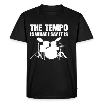 Le cadeau du membre tempo band - T-shirt Premium bio Homme - noir - Devant - Nico (187cm)