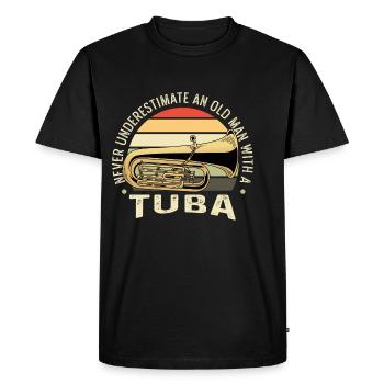 Never underestimate tubes of poison - Men's Premium Organic T-Shirt - black - Front - Nico (187cm)