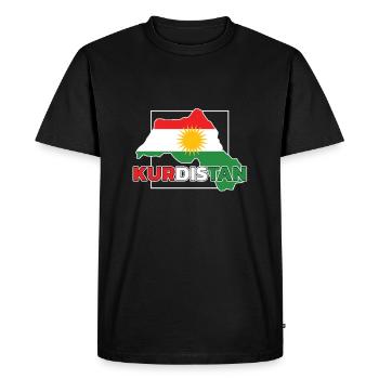Kurdistan - Men's Premium Organic T-Shirt - black - Front - Nico (187cm)