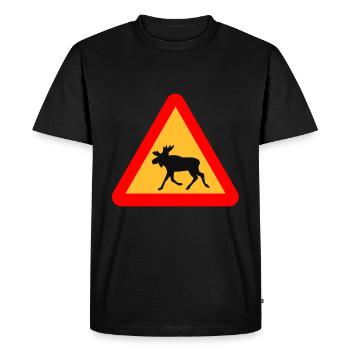 Signe d'orignal - Scandinavie - T-shirt Premium bio Homme - noir - Devant - Nico (187cm)