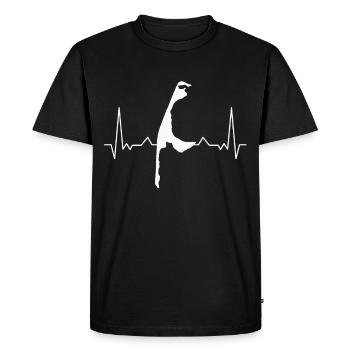 Voyage de vacances à l'île de Sylt en mer du Nord - T-shirt Premium bio Homme - noir - Devant - Nico (187cm)