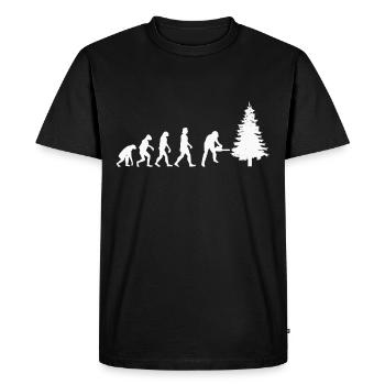 Tree Feller Chainsaw Chainsaw Evolution - Men's Premium Organic T-Shirt - black - Front - Nico (187cm)