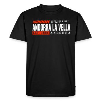 Awesome Andorra Gift Idea - Men's Premium Organic T-Shirt - black - Front - Nico (187cm)