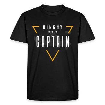 Dinghy Captain Streetwear - Men's Premium Organic T-Shirt - black - Front - Nico (187cm)