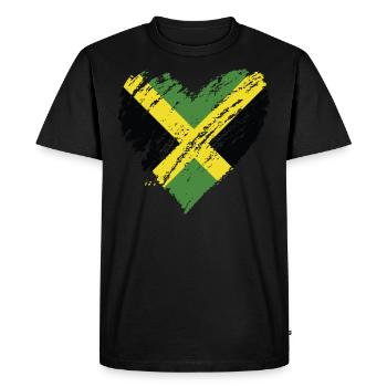 jamaica - T-shirt Premium bio Homme - noir - Devant - Nico (187cm)