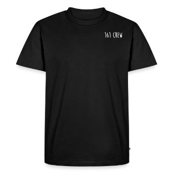 161 crew - Men's Premium Organic T-Shirt - black - Front - Nico (187cm)