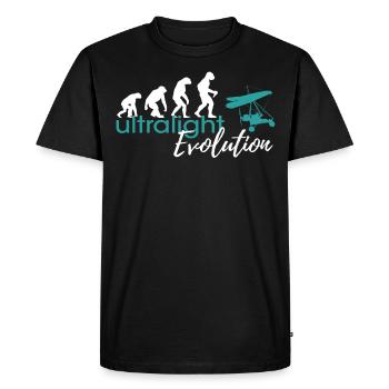 Ultralight evolution - Men's Premium Organic T-Shirt - black - Front - Nico (187cm)