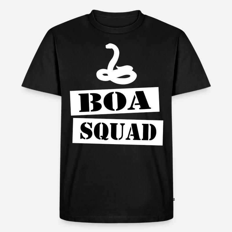 join the boa squad - Männer Premium Bio T-Shirt - Schwarz