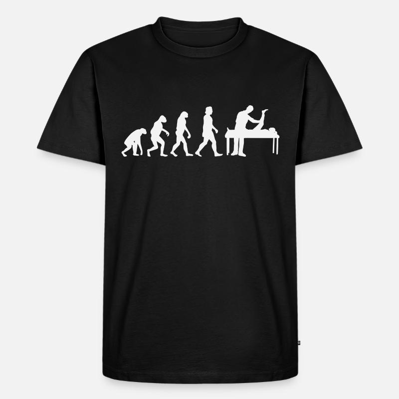 Physiothérapeute Evolution Physiotherapie Physio - T-shirt Premium bio Homme - noir