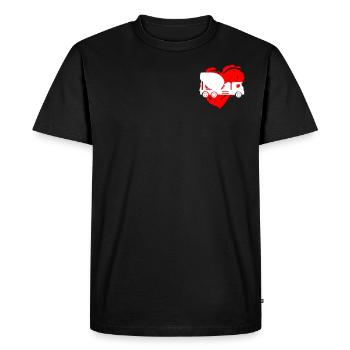 CEMENT MIXER HEART HEARTBEAT CEMENT MIXER LOVER - T-shirt Premium bio Homme - noir - Devant - Nico (187cm)