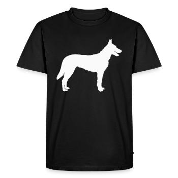 Hollandse Herder Berger hollandais - T-shirt Premium bio Homme - noir - Devant - Nico (187cm)