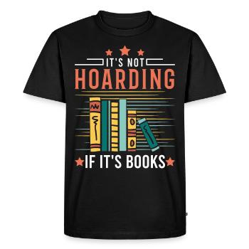 Lire les livres Bouquin Books Leeratte - T-shirt Premium bio Homme - noir - Devant - Nico (187cm)