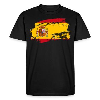 spain spain - Men's Premium Organic T-Shirt - black - Front - Nico (187cm)