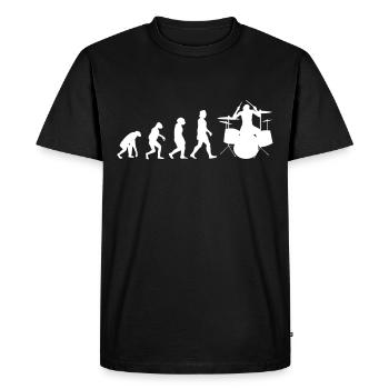 Drummer Evolution Drums - Men's Premium Organic T-Shirt - black - Front - Nico (187cm)
