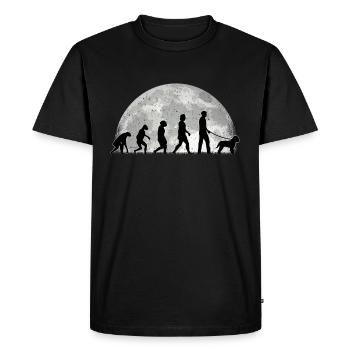Lagotto Romagnolo Evolution Lagotti Gift - Men's Premium Organic T-Shirt - black - Front - Nico (187cm)