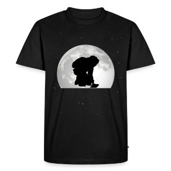 Soudeur Lune Schweisser Cadeau - T-shirt Premium bio Homme - noir - Devant - Nico (187cm)