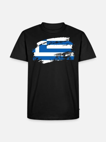 greece greece - Männer Premium Bio T-Shirt - Schwarz