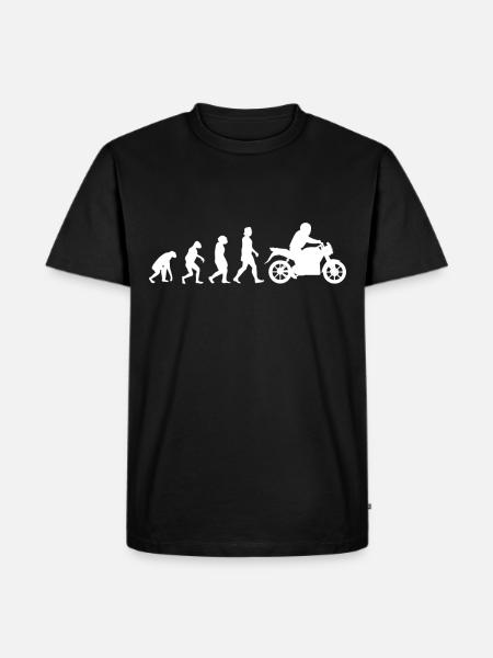 Motards Evolution Moto Biker - T-shirt Premium bio Homme - noir