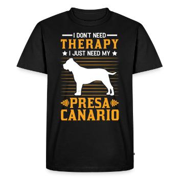 Presa Canario Therapy Dogo - T-shirt Premium bio Homme - noir - Devant - Nico (187cm)