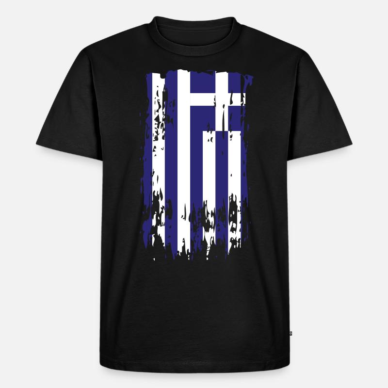 Grèce Grèce Grèce - T-shirt Premium bio Homme - noir