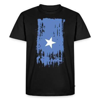 Somalie Somalie Somalie - T-shirt Premium bio Homme - noir - Devant - Nico (187cm)