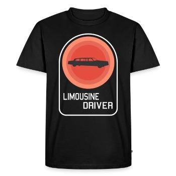 Hipster Limousine Present Idea - Men's Premium Organic T-Shirt - black - Front - Nico (187cm)
