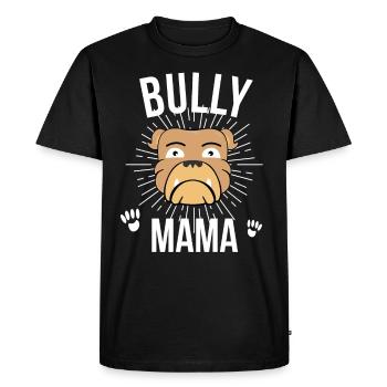 Bouledogue - T-shirt Premium bio Homme - noir - Devant - Nico (187cm)