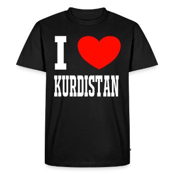 Kurdistan Kurde t shirt cadeau - T-shirt Premium bio Homme - noir - Devant - Nico (187cm)