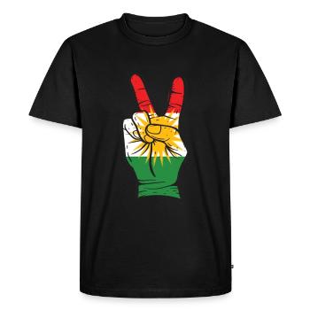 Kurdistan Irak cadeau kurde azadi Mardin - T-shirt Premium bio Homme - noir - Devant - Nico (187cm)