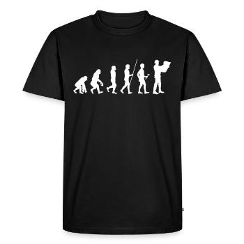 Construction de maison d'architecte - T-shirt Premium bio Homme - noir - Devant - Nico (187cm)