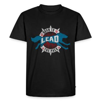 Chef de meute de loups Wolfpack - T-shirt Premium bio Homme - noir - Devant - Nico (187cm)