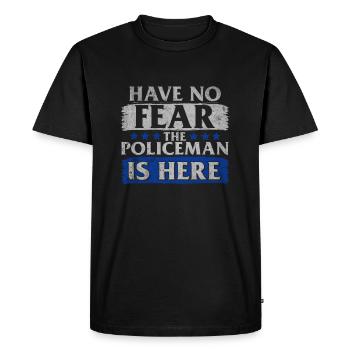 Cadeau de flic policier - T-shirt Premium bio Homme - noir - Devant - Nico (187cm)