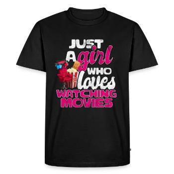 Film - T-shirt Premium bio Homme - noir - Devant - Nico (187cm)