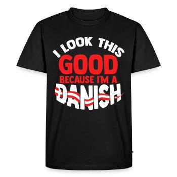 Danemark Copenhague - T-shirt Premium bio Homme - noir - Devant - Nico (187cm)